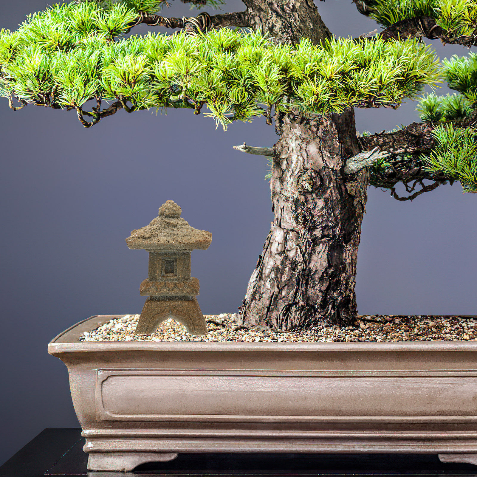 Bonsai Garden Landscape Design - Mini Stone Pagoda Statue Decor for