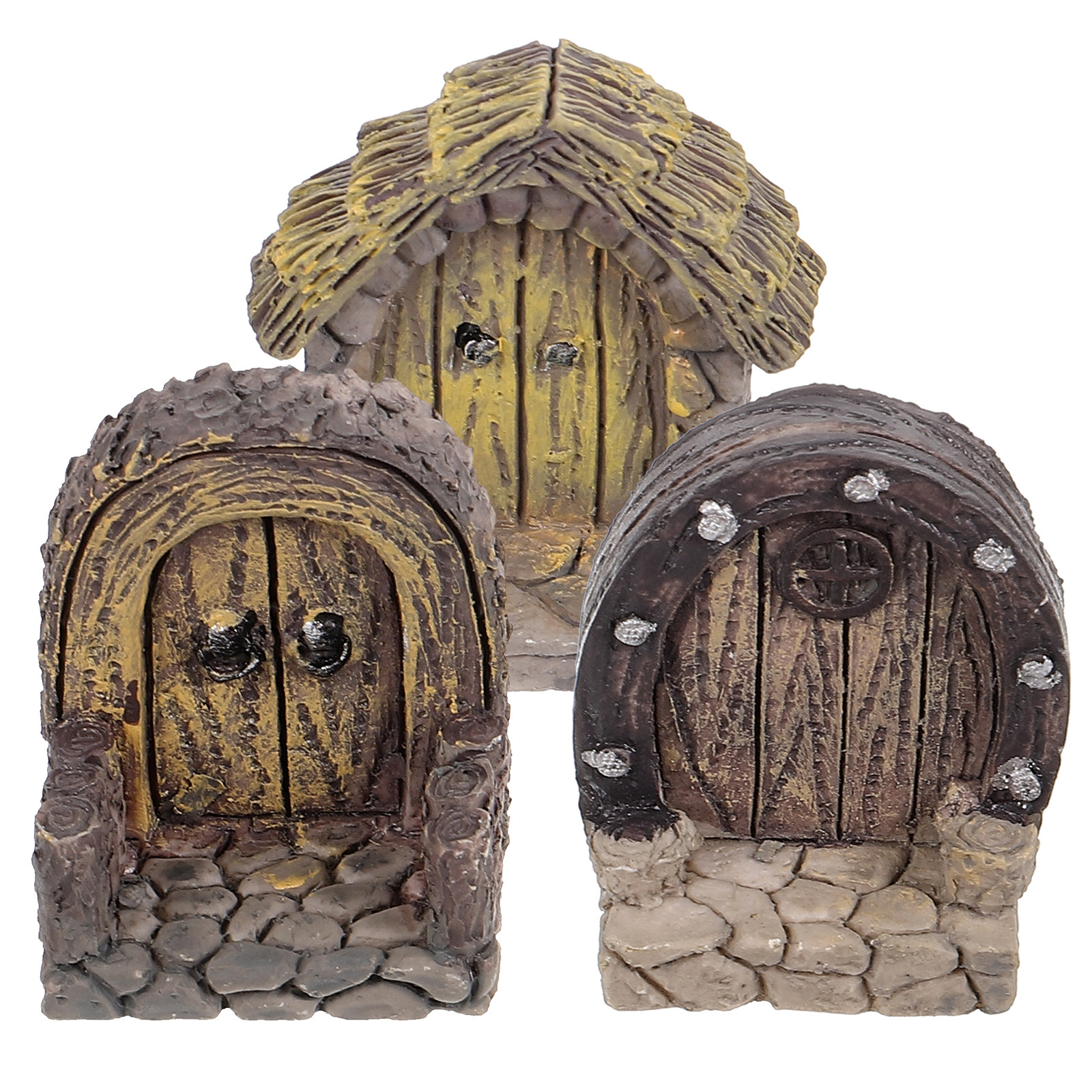 Bonsai Garden Landscape Design - 3Pcs Resin Bonsai Ornament Mini Fairy