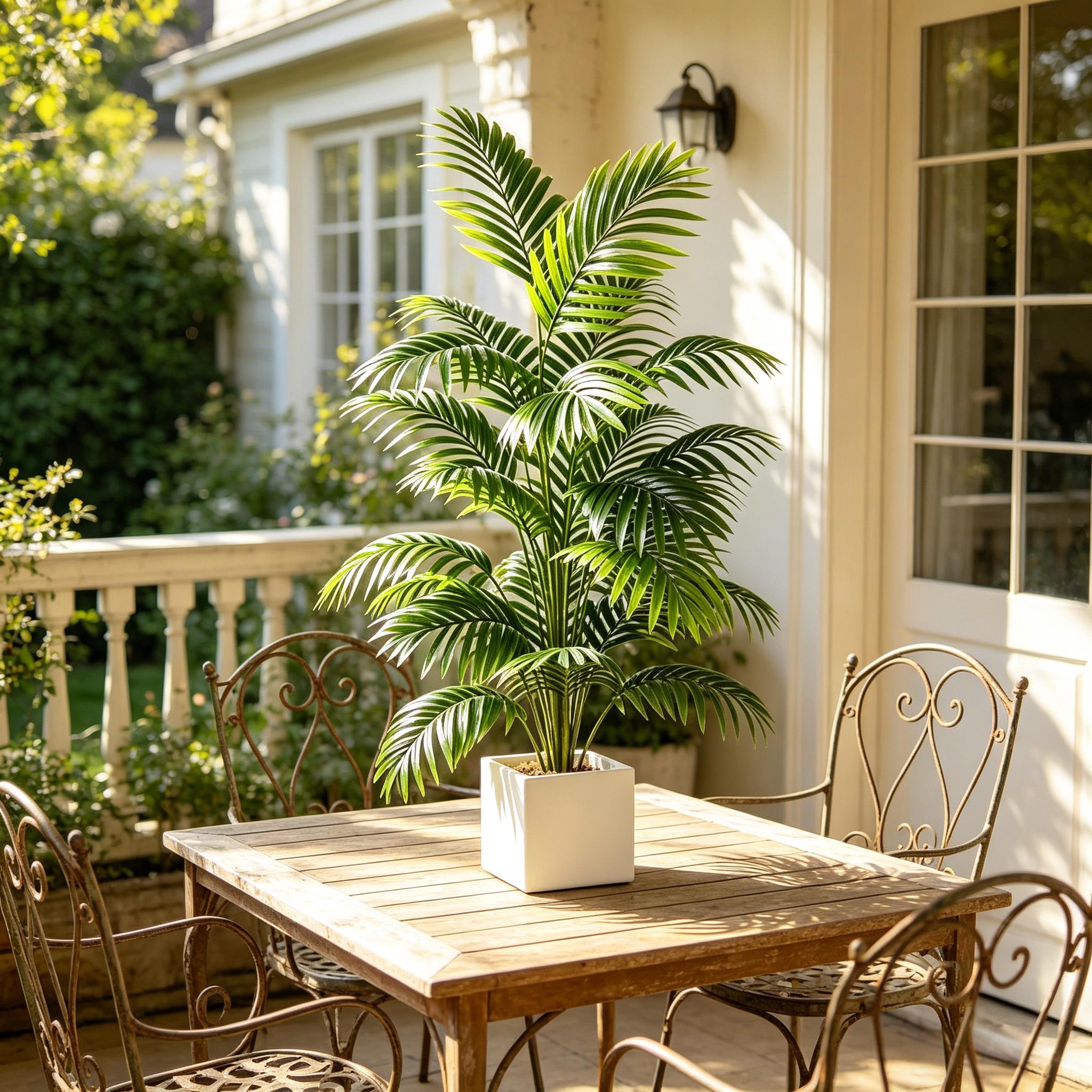 Bonsai Garden Indoor - Fake Areca Palm Artificial Plant in