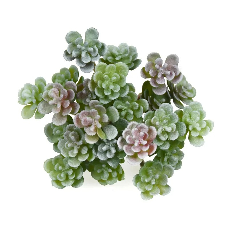 Bonsai Garden And Cafe - 12pcs Simulation Green Plants Plastic Small