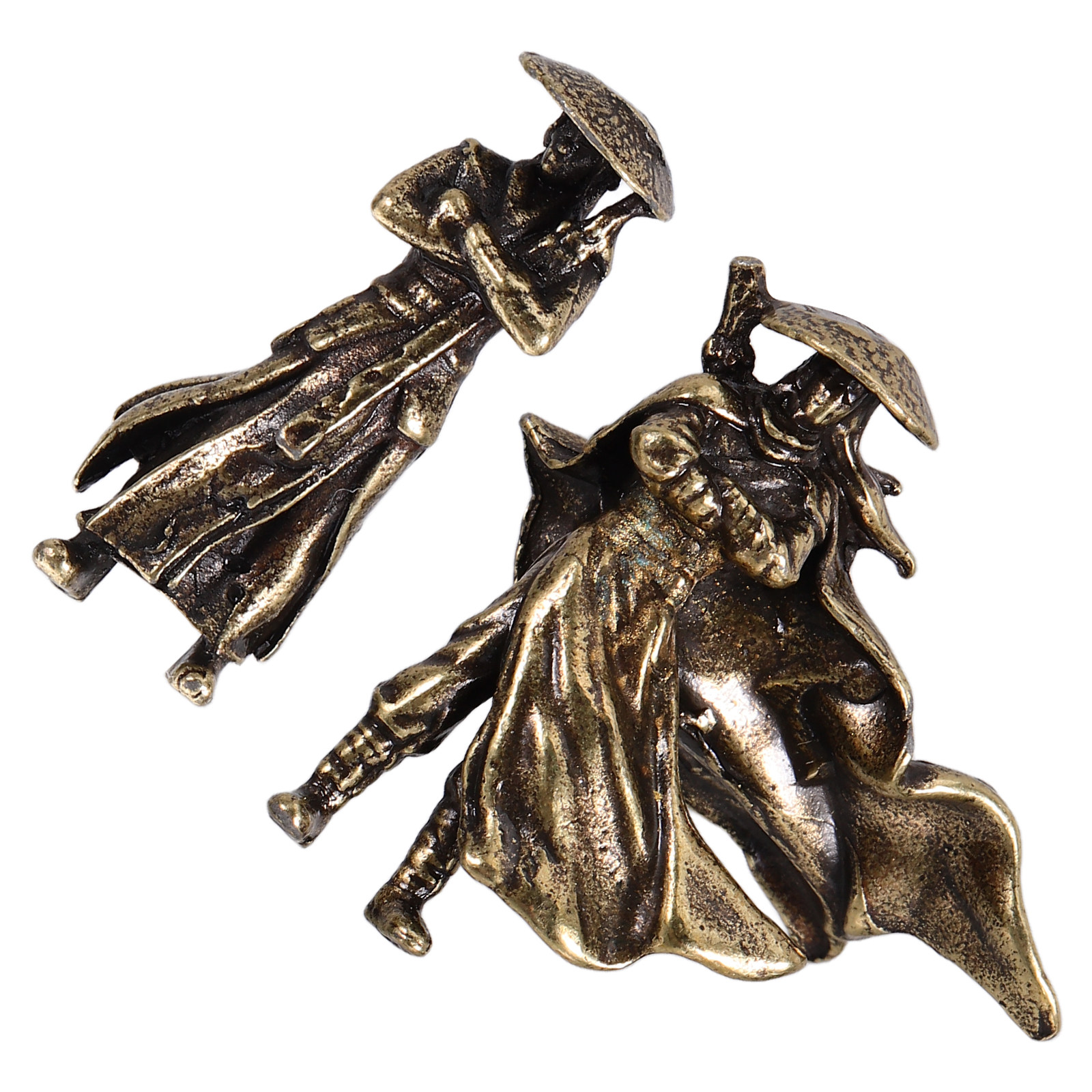 2Pcs Ancient Chinese Warrior M - Bonsai Garden And Cafe avaliação e preço