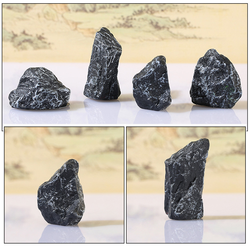 4Pcs Micro Landscape Rockery D - Bonsai Garden With Sand avaliação e preço