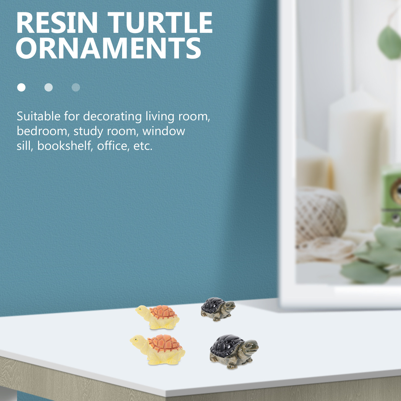 10Pcs Resin Turtle Ornament Mi - Bonsai Garden Landscape Design avaliação e preço