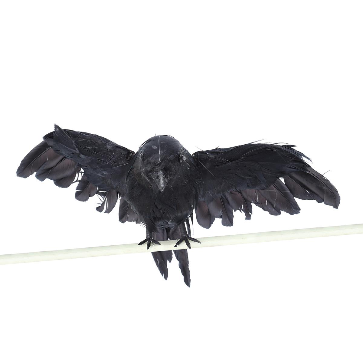 1 pc Artificial Crow Props Bla - Bonsai Garden Indoor avaliação e preço