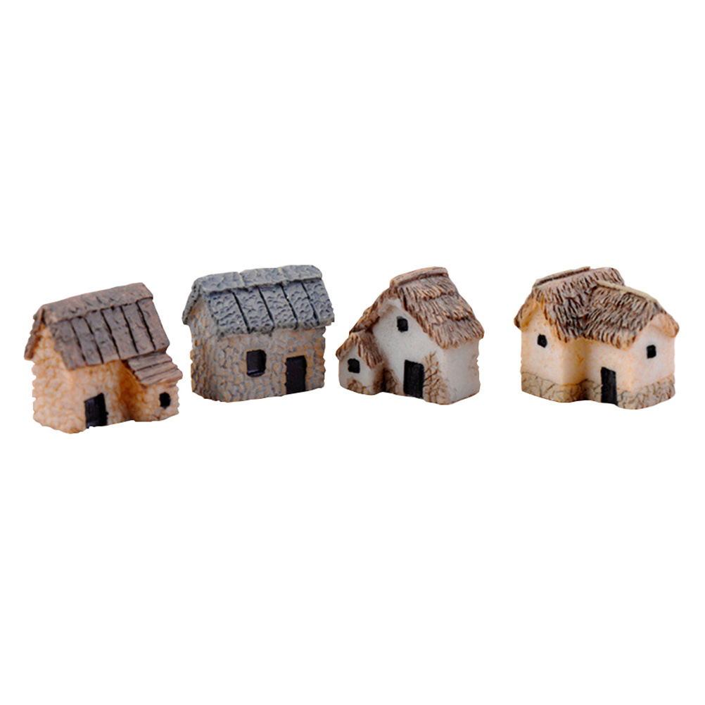 6Pcs Miniature Fairy Garden Re - Bonsai Garden House avaliação e preço