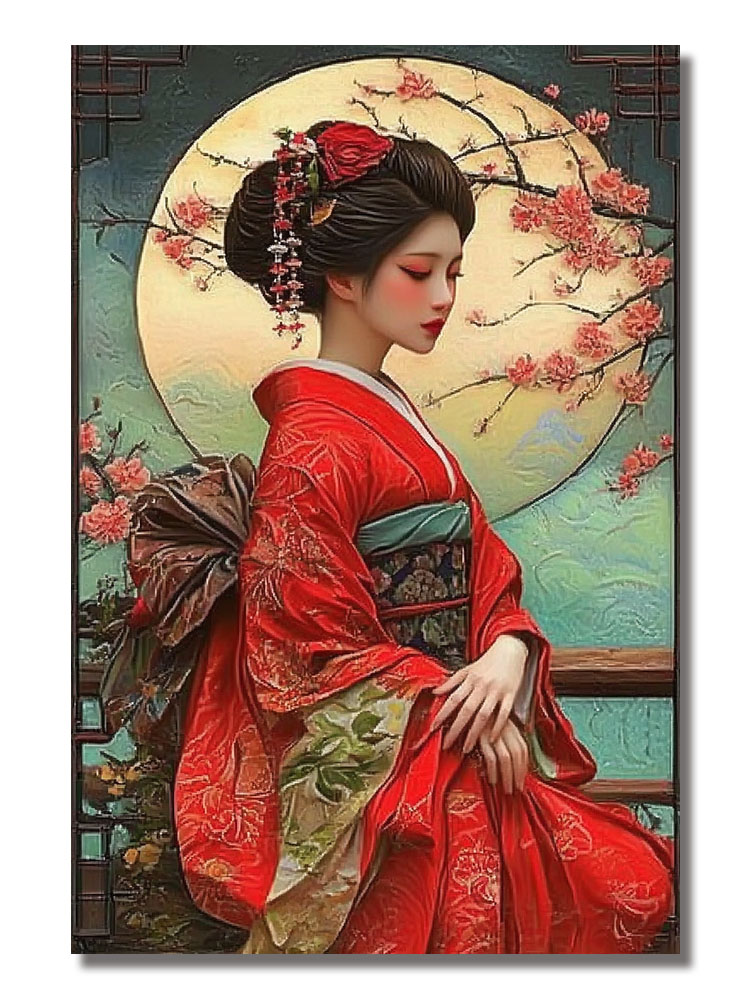 Vintage Japanese Style Samurai - Bonsai Garden And Cafe avaliação e preço