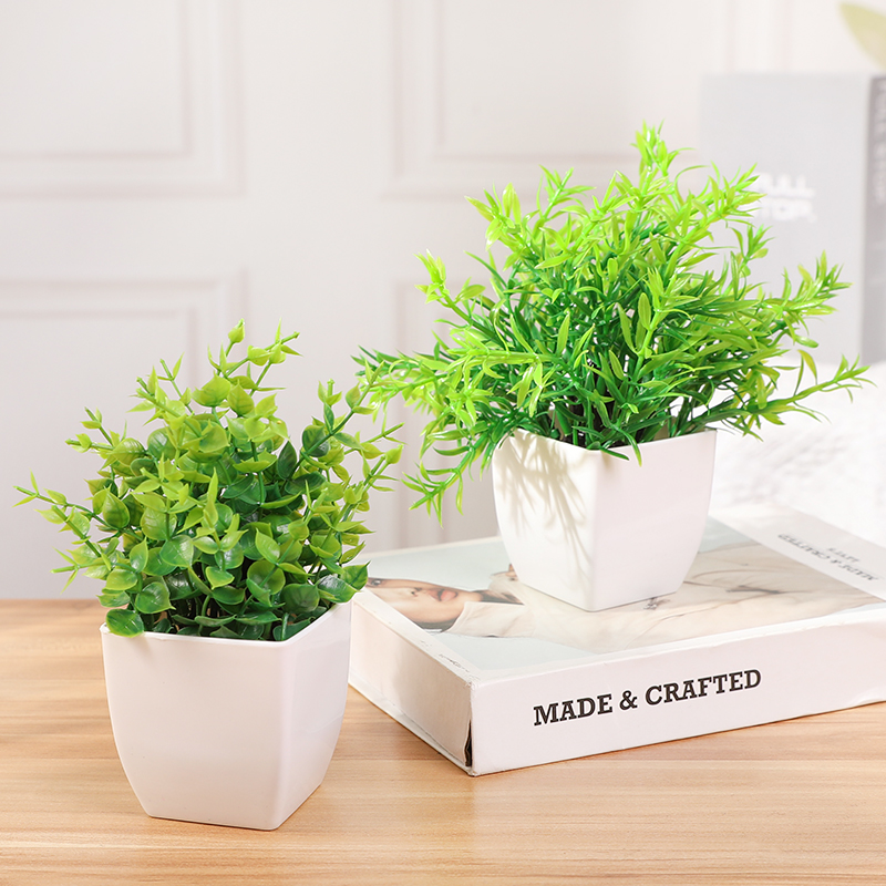 1Set Artificial Green Bonsai E - Bonsai Garden Indoor avaliação e preço
