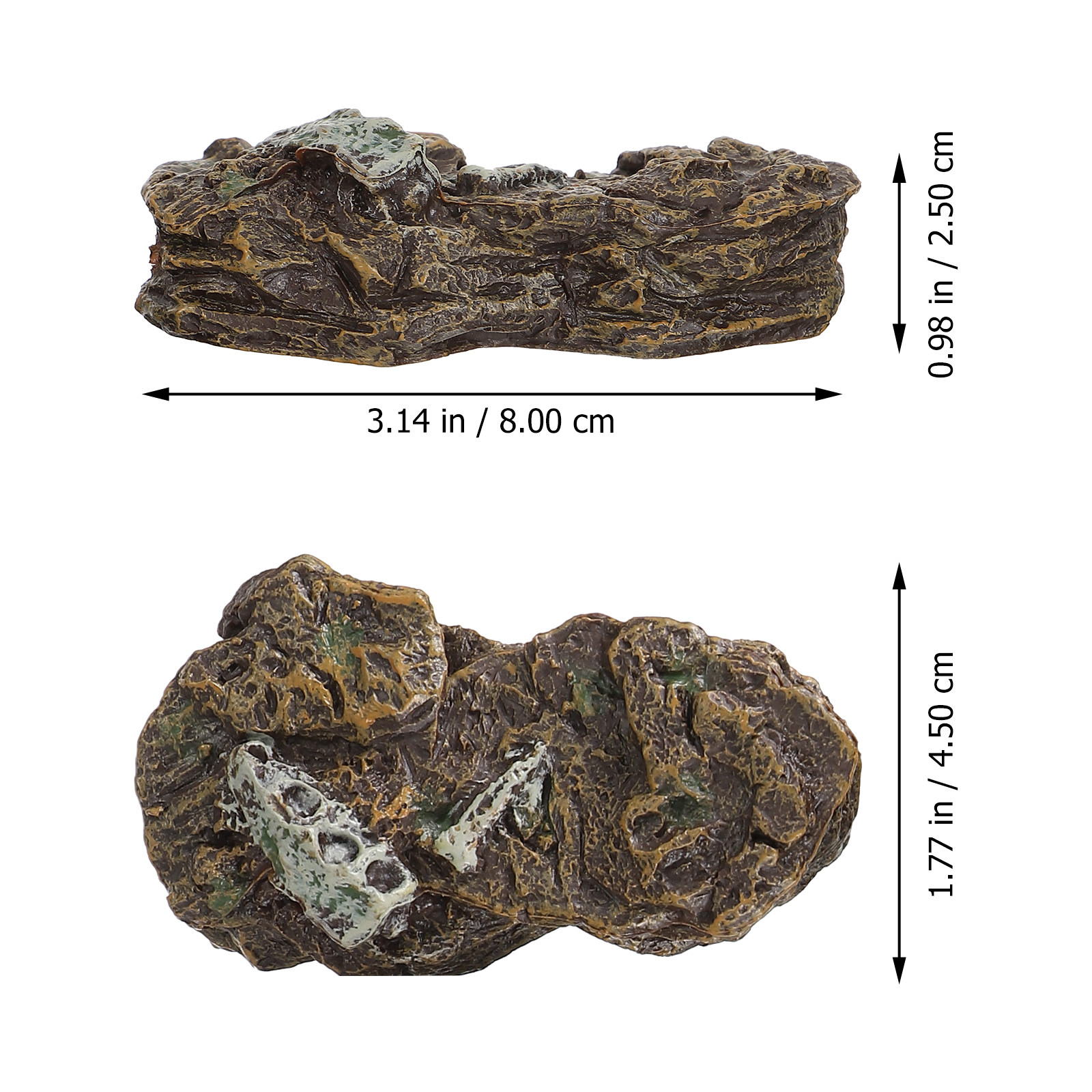 4Pcs Simulation Stones Ornamen - Bonsai Garden With Sand avaliação e preço