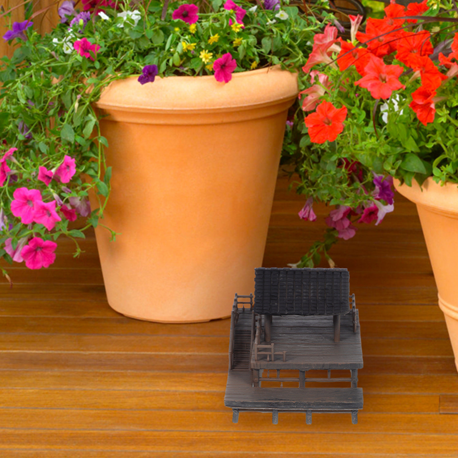 Elegant Miniature Pavilion Sta - Bonsai Garden Landscape Design avaliação e preço