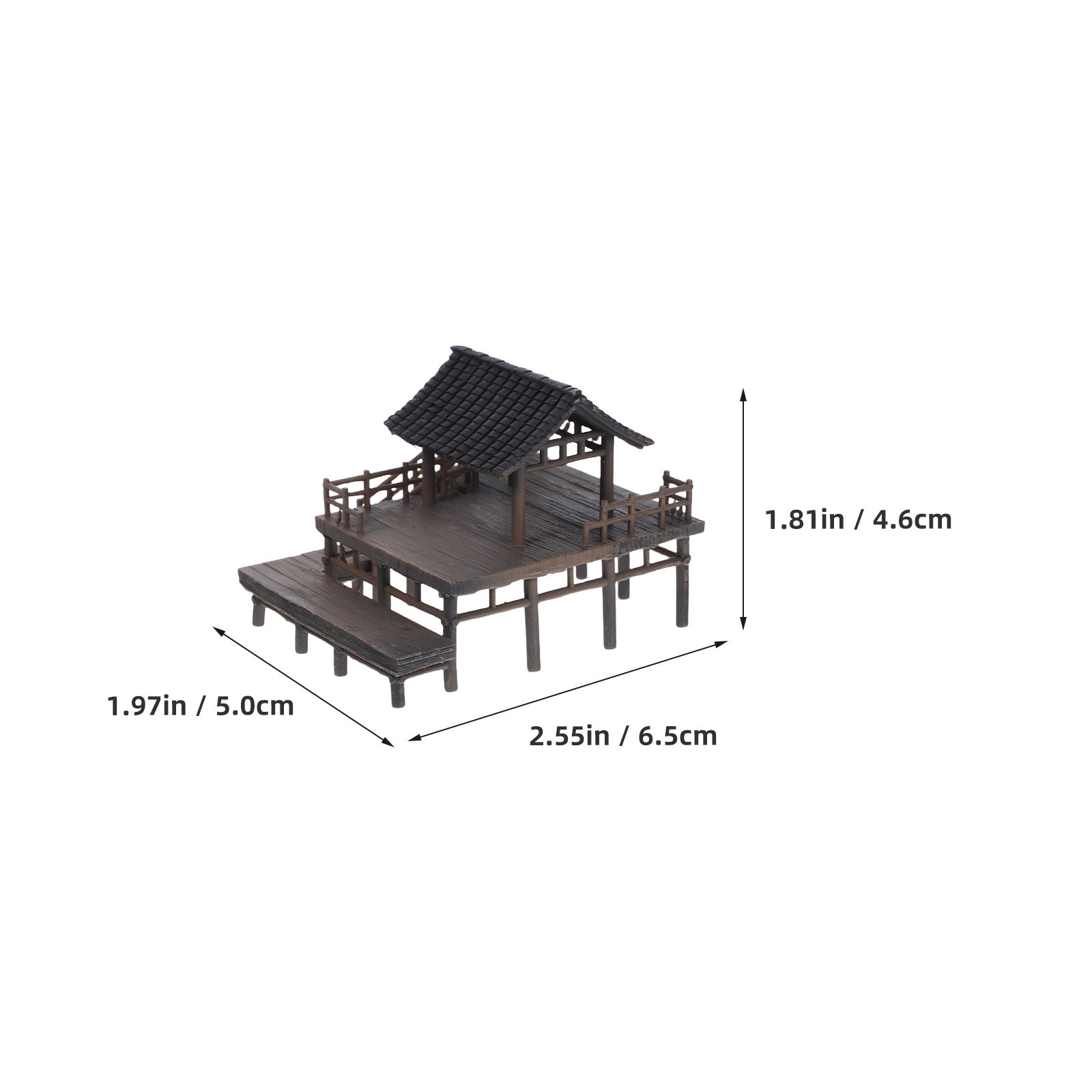 Elegant Miniature Pavilion Sta - Bonsai Garden Landscape Design avaliação e preço