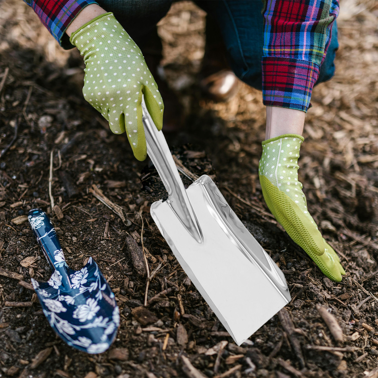 Stainless Steel Garden Spade T - Soil Scoop Tool avaliação e preço