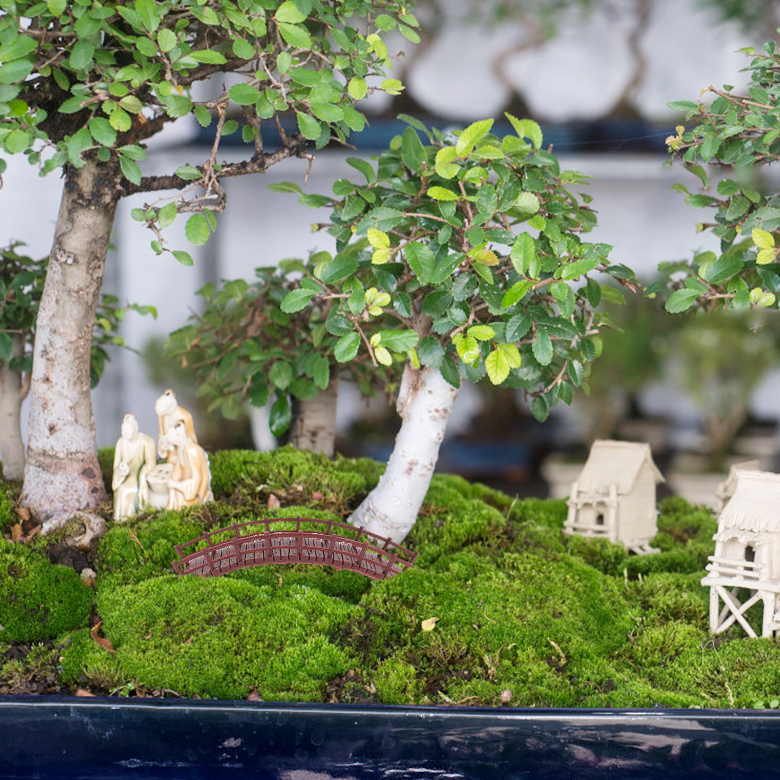 Miniature Chinese Bridge Ornam - Bonsai Garden Landscape Design avaliação e preço