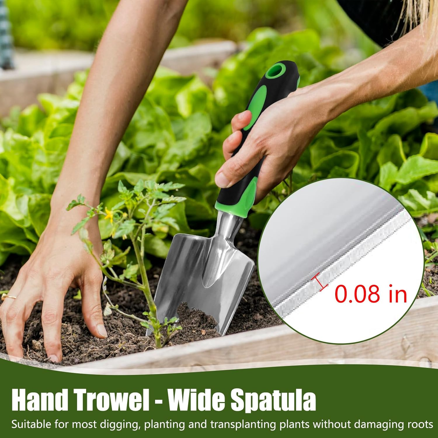 Garden hand tools set,3PCS Alu - Soil Scoop Tool avaliação e preço