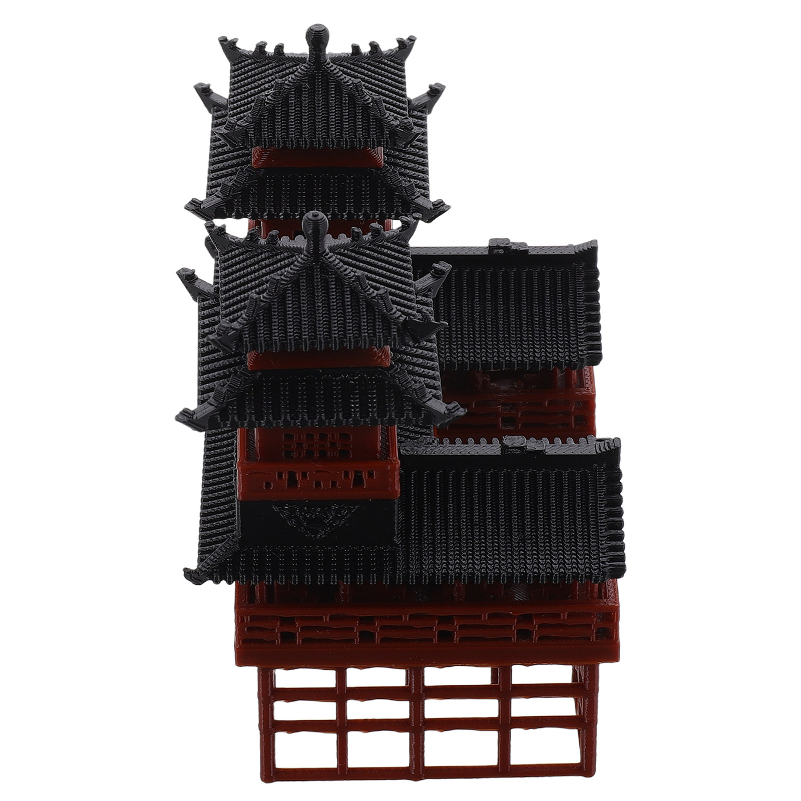 Miniature Twin Pagoda Statue D - Bonsai Garden Landscape Design avaliação e preço