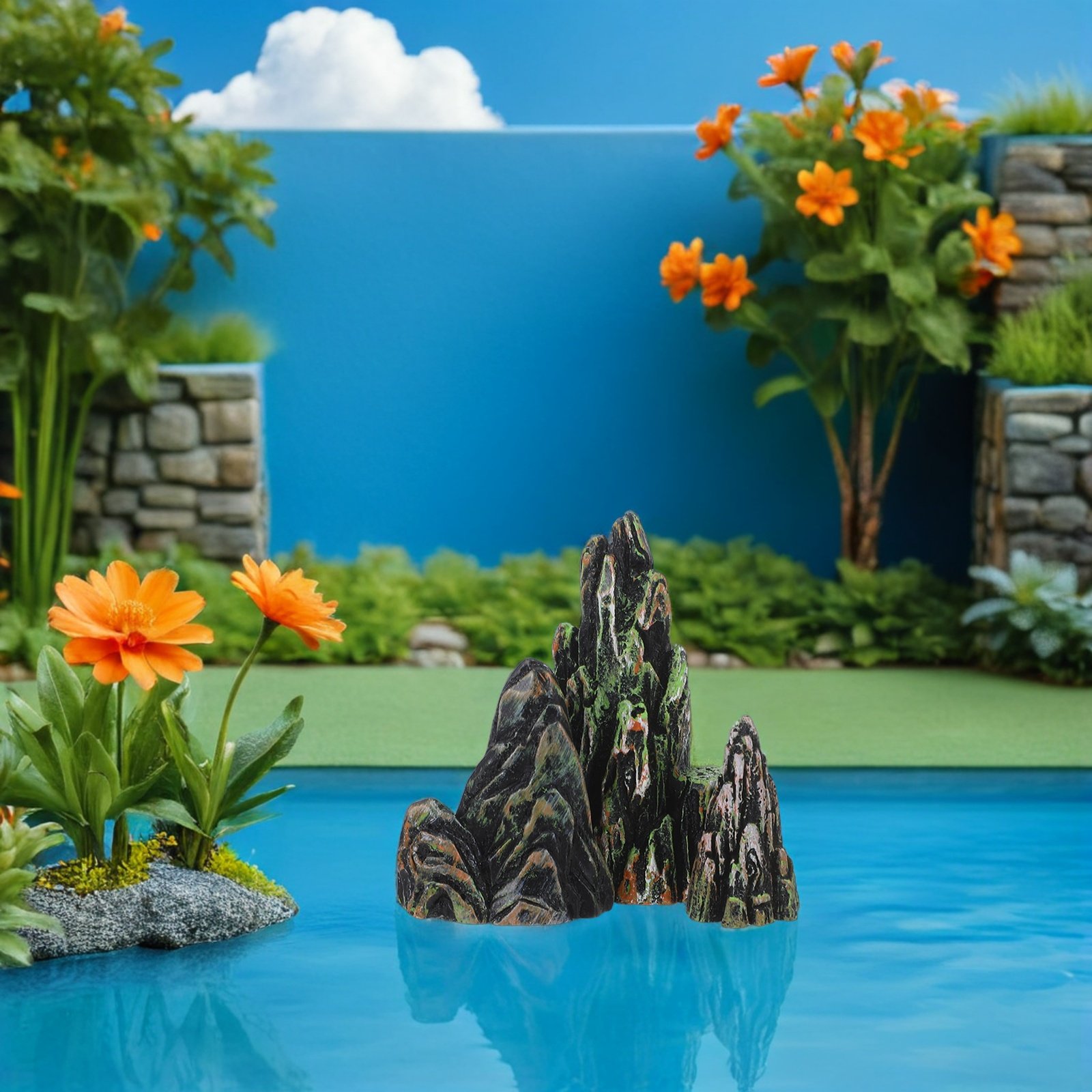3pcs Mini Rockery Artificial R - Bonsai Garden With Sand avaliação e preço