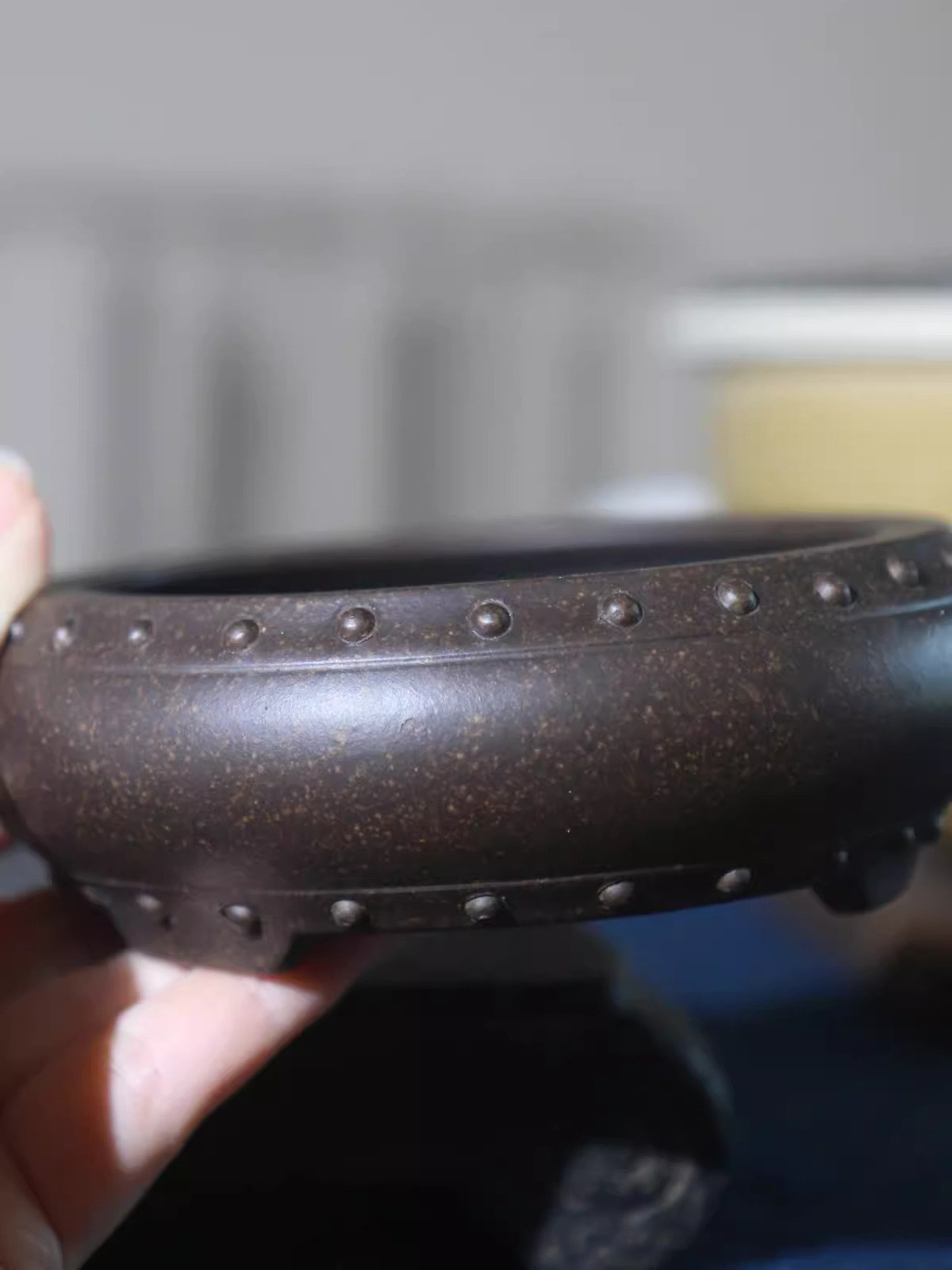 Ceramic Circle Bonsai Pot, Mad - Bonsai Garden With Sand avaliação e preço