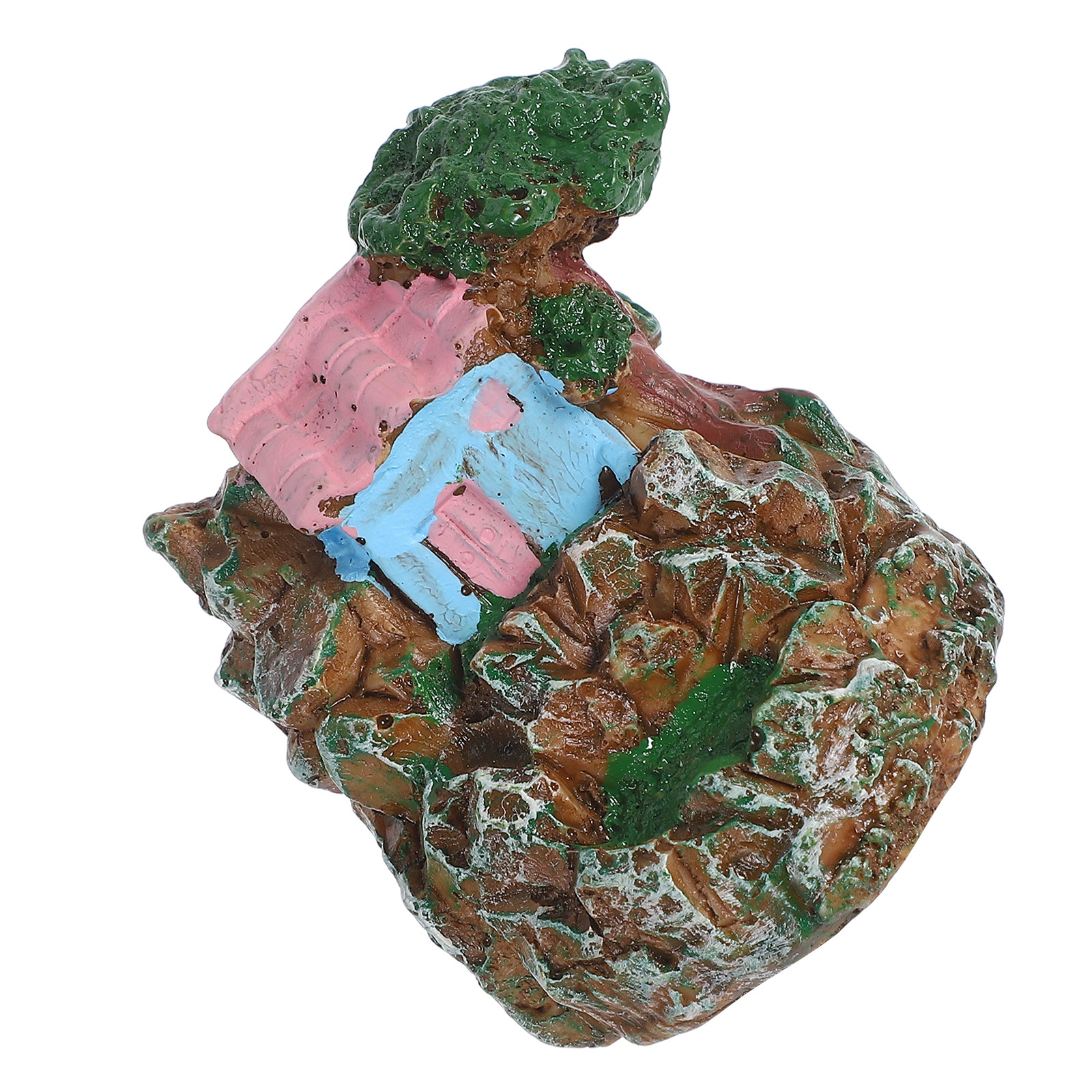 Resin Cottage House Aquarium D - Bonsai Garden Landscape Design avaliação e preço