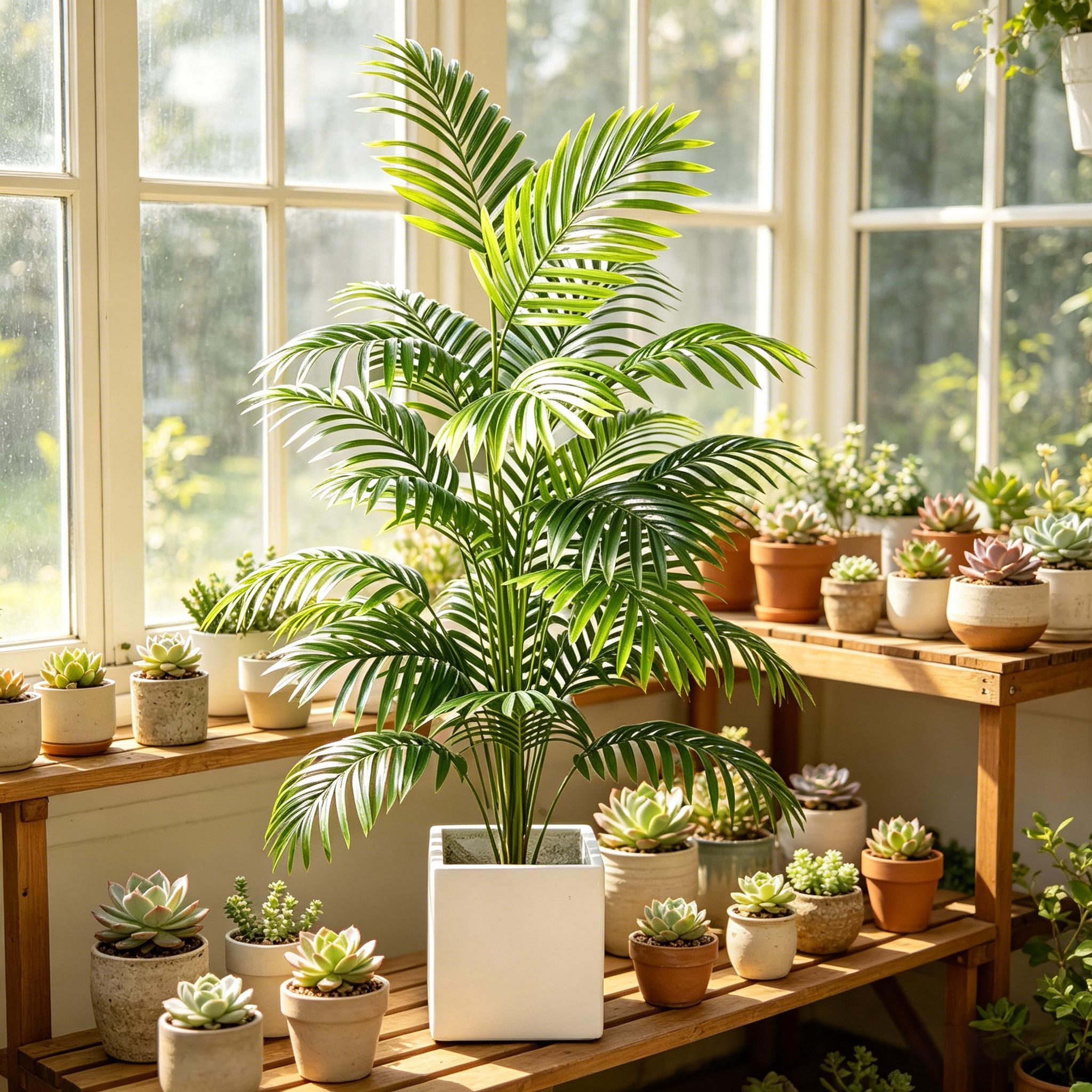 Fake Artificial Areca Palm Bon - Bonsai Garden Indoor avaliação e preço