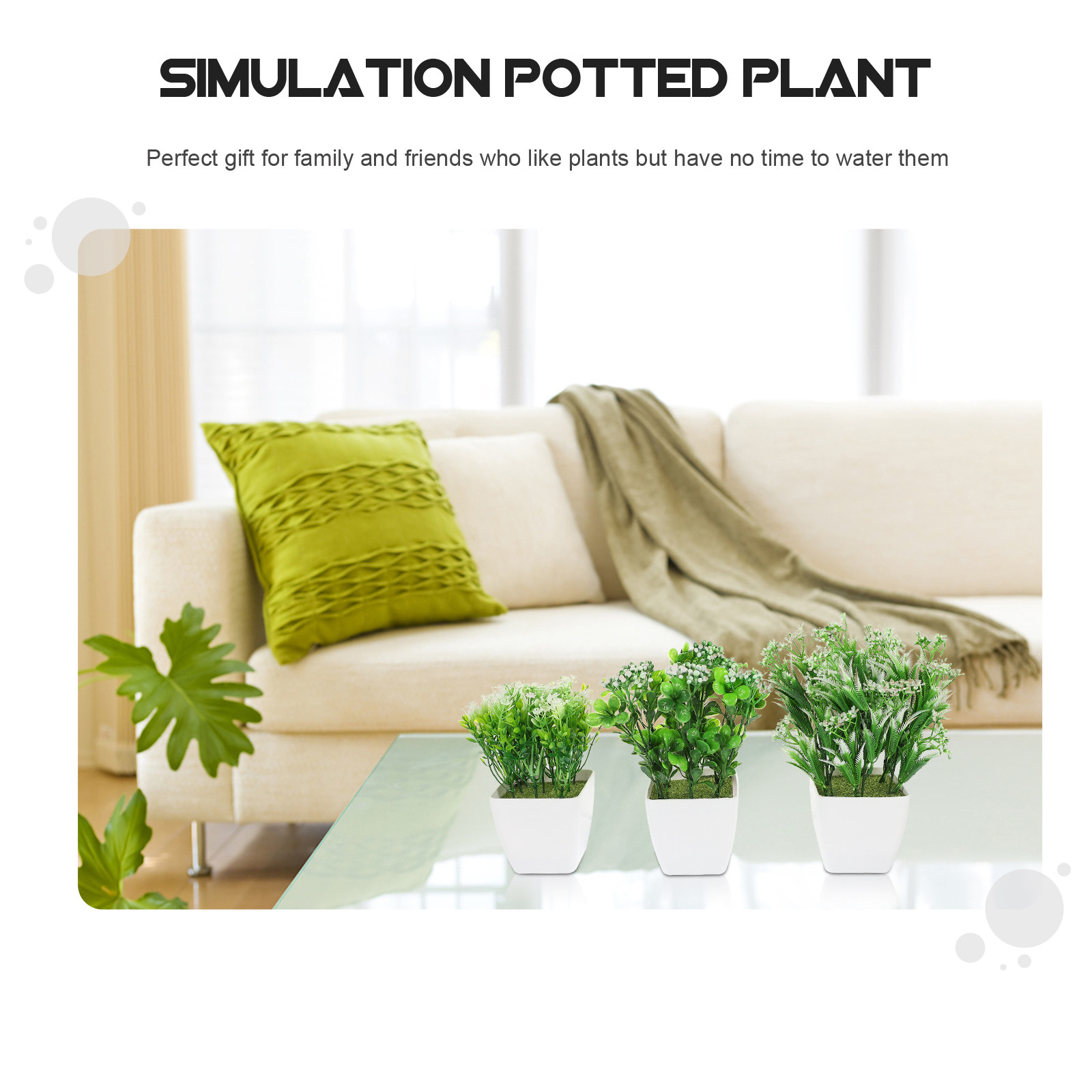 3Pcs Lifelike Fake Potted Bons - Bonsai Garden And Cafe avaliação e preço