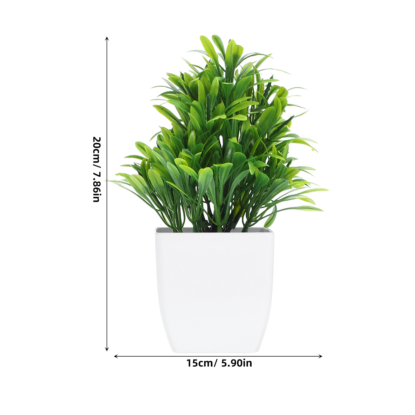 4Pcs Artificial Potted Plant B - Bonsai Garden And Cafe avaliação e preço