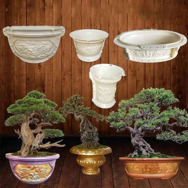 Roman Flower Pot Plastic Mold  - Bonsai Garden House avaliação e preço
