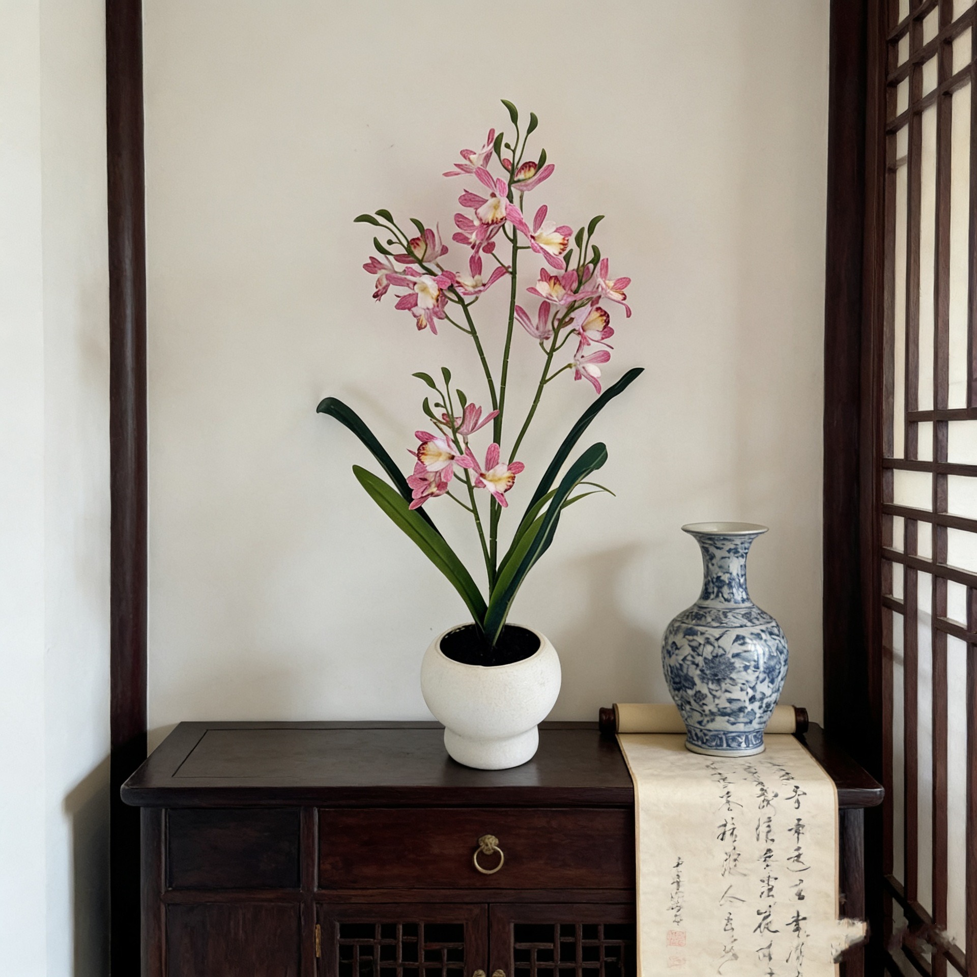 New Jumping Orchid Black Sand  - Bonsai Garden With Sand avaliação e preço