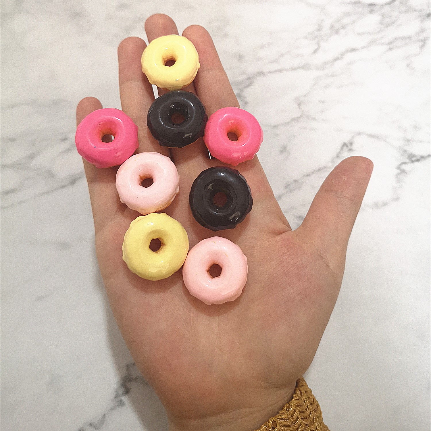 6pcs Doughnuts/Dessert/Donut/M - Bonsai Garden House avaliação e preço