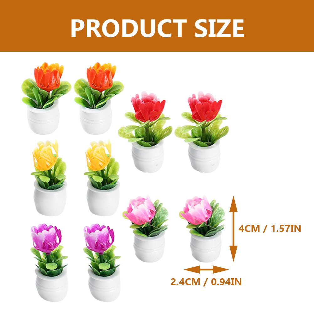 10Pcs Premium Resin Artificial - Bonsai Garden House avaliação e preço