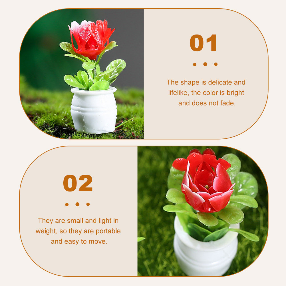 10Pcs Premium Resin Artificial - Bonsai Garden House avaliação e preço