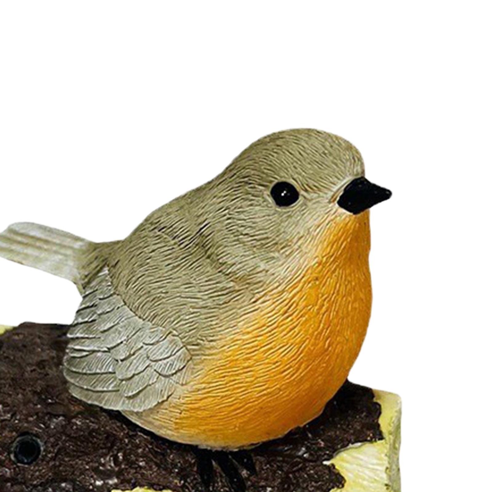 Bird Statue Sculpture LED Bird - Bonsai Garden House avaliação e preço