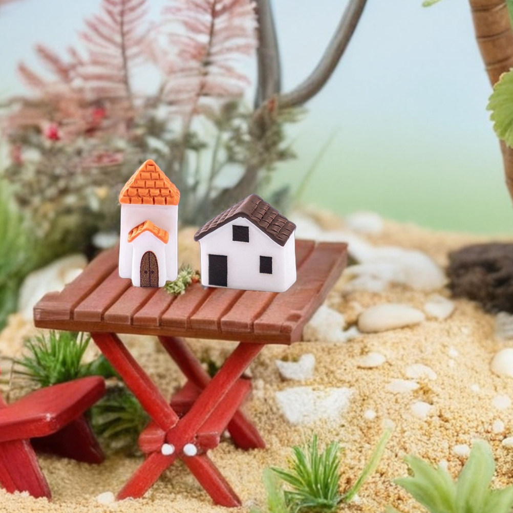 1Set Tiny Resin Miniature Aest - Bonsai Garden Landscape Design avaliação e preço