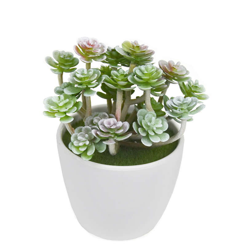 12pcs Simulation Green Plants  - Bonsai Garden And Cafe avaliação e preço
