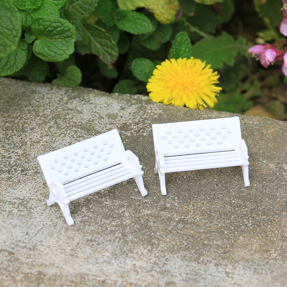 1PC Resin Miniature Bench Stoo - Bonsai Garden House avaliação e preço