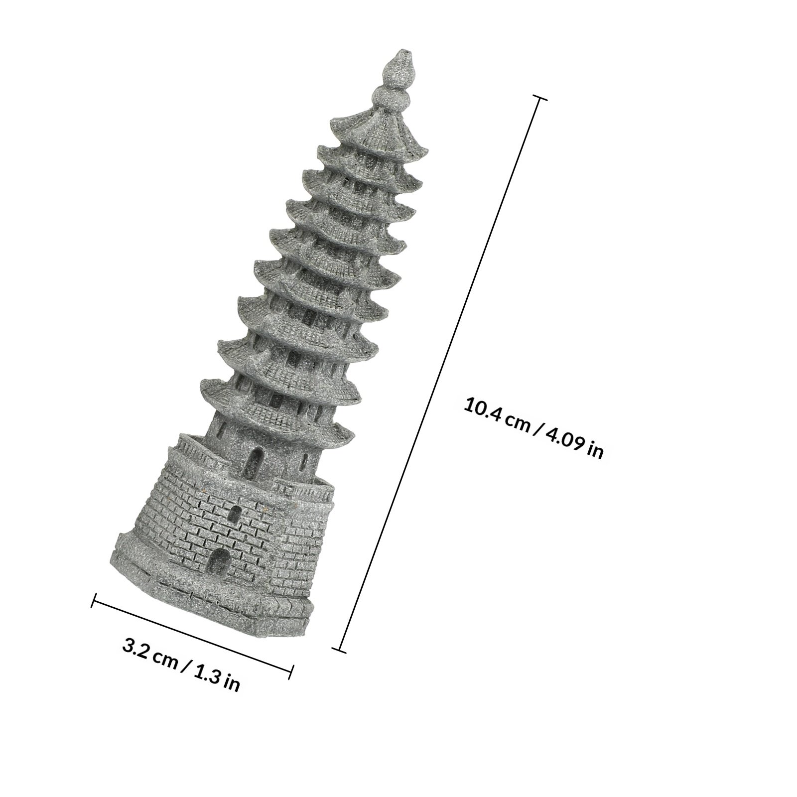 2Pcs Realistic Miniature Tower - Bonsai Garden And Cafe avaliação e preço
